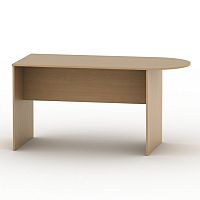 TEMPO KONDELA Kancelársky stôl s oblúkom, buk, TEMPO ASISTENT NEW 022