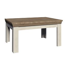 TEMPO KONDELA Jedálenský rozkladací stôl, sosna nordická/dub divoký, ROYAL ST
