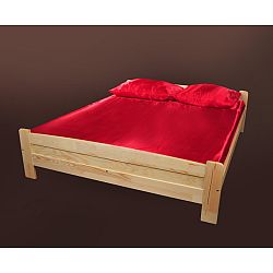 TEMPO KONDELA Manželská posteľ, drevo/borovica, 160x200, WIKTOR LR-40.1