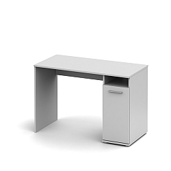 TEMPO KONDELA PC stôl , biela, NOKO-SINGA 21